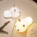 Creative cute bunny silicone lamp for children - Image 4