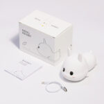 Creative cute bunny silicone lamp for children - Image 5