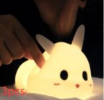 Creative cute bunny silicone lamp for children - Image 7