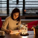 Home Cow Table Lamp Fun Cow Small Night Lamp - Image 2