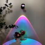 Rechargeable Sunset Red Wall Lamp Bedroom Bedside Installation-free Sunset Lamp - Image 5