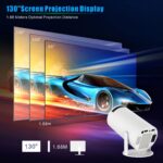HY300 Pro Projector Home Theater Entertainment Portable Small Projector - Image 9