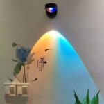 Rechargeable Sunset Red Wall Lamp Bedroom Bedside Installation-free Sunset Lamp - Image 4