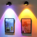 Rechargeable Sunset Red Wall Lamp Bedroom Bedside Installation-free Sunset Lamp