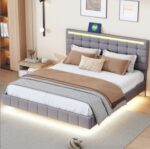 Linen Flat Double Bed - Image 6