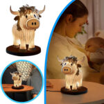 Home Cow Table Lamp Fun Cow Small Night Lamp - Image 4